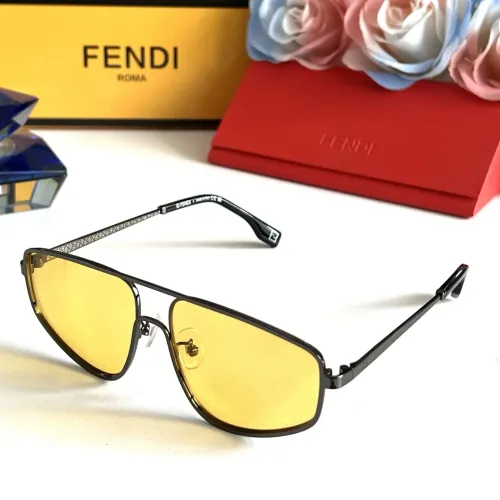 Wholesale Fendi AAA Quality Sunglasses #1434033 $64.00 USD, Wholesale Quality Replica Fendi AAA Quality Sunglasses