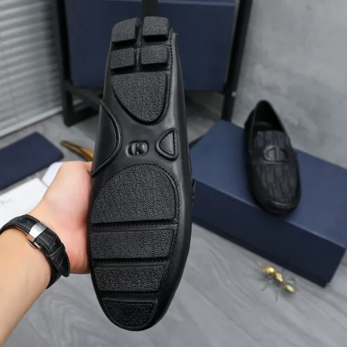 Replica Christian Dior Leather Shoes For Men #1434034 $76.00 USD for Wholesale