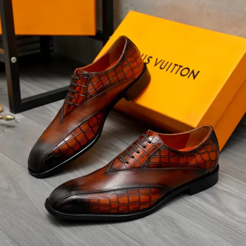 Wholesale Louis Vuitton LV Oxfords Shoes For Men #1434052 $85.00 USD, Wholesale Quality Replica Louis Vuitton LV Oxfords Shoes