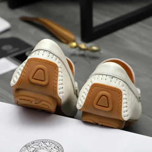 Replica Versace Leather Shoes For Men #1434072 $72.00 USD for Wholesale