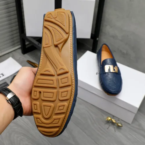 Replica Versace Leather Shoes For Men #1434078 $72.00 USD for Wholesale