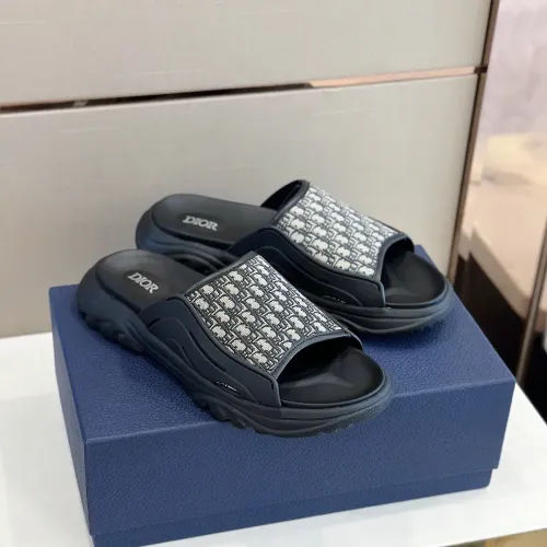 Wholesale Christian Dior Slippers For Men #1434093 $60.00 USD, Wholesale Quality Replica Christian Dior Slippers