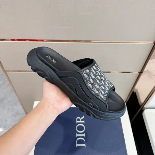 Replica Christian Dior Slippers For Men #1434093 $60.00 USD for Wholesale