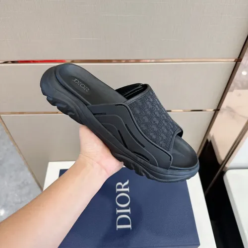 Replica Christian Dior Slippers For Men #1434094 $60.00 USD for Wholesale