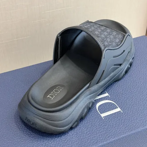 Replica Christian Dior Slippers For Men #1434094 $60.00 USD for Wholesale