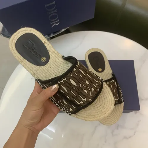 Replica Christian Dior Slippers For Men #1434096 $60.00 USD for Wholesale