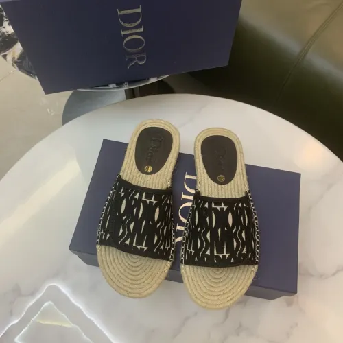 Replica Christian Dior Slippers For Men #1434098 $60.00 USD for Wholesale