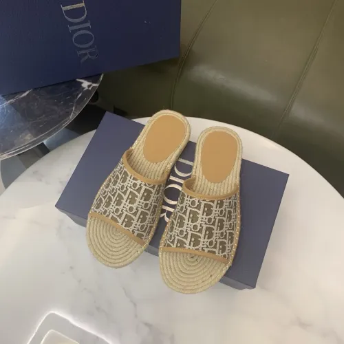 Replica Christian Dior Slippers For Men #1434100 $60.00 USD for Wholesale
