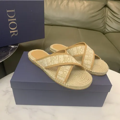 Wholesale Christian Dior Slippers For Men #1434102 $60.00 USD, Wholesale Quality Replica Christian Dior Slippers
