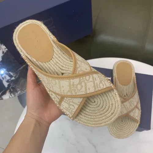 Replica Christian Dior Slippers For Men #1434102 $60.00 USD for Wholesale