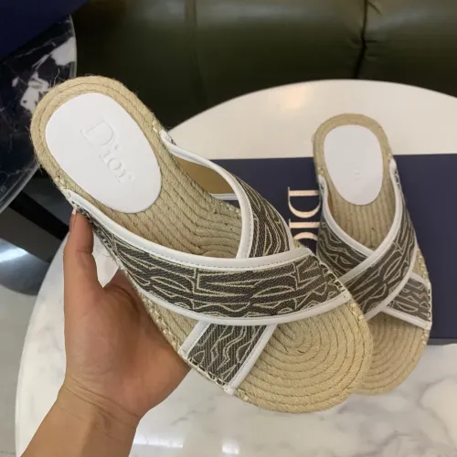 Replica Christian Dior Slippers For Men #1434103 $60.00 USD for Wholesale