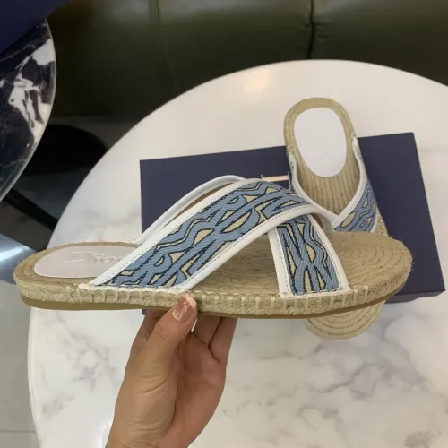 Replica Christian Dior Slippers For Men #1434104 $60.00 USD for Wholesale