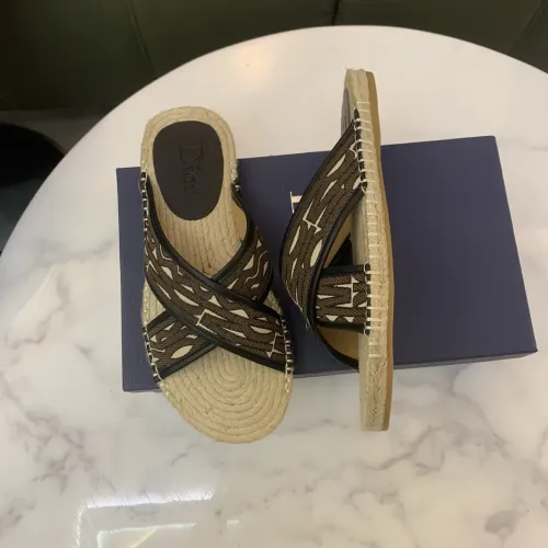 Replica Christian Dior Slippers For Men #1434105 $60.00 USD for Wholesale