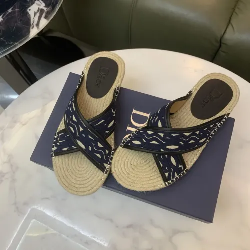 Replica Christian Dior Slippers For Men #1434106 $60.00 USD for Wholesale