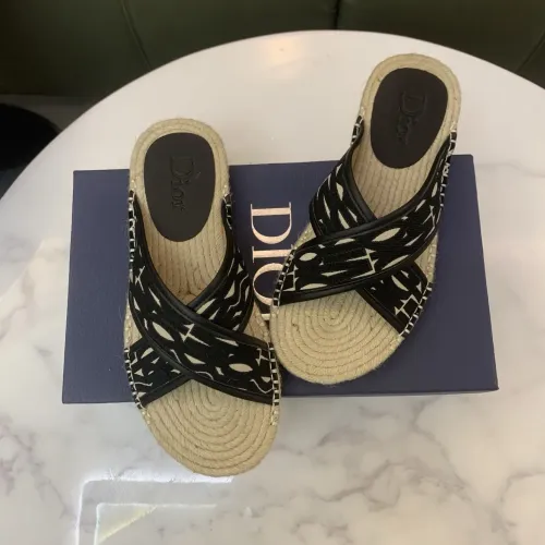 Replica Christian Dior Slippers For Men #1434107 $60.00 USD for Wholesale