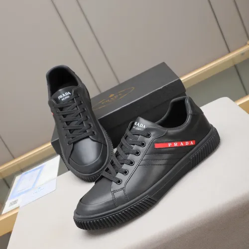 Wholesale Prada Casual Shoes For Men #1434138 $80.00 USD, Wholesale Quality Replica Prada Casual Shoes