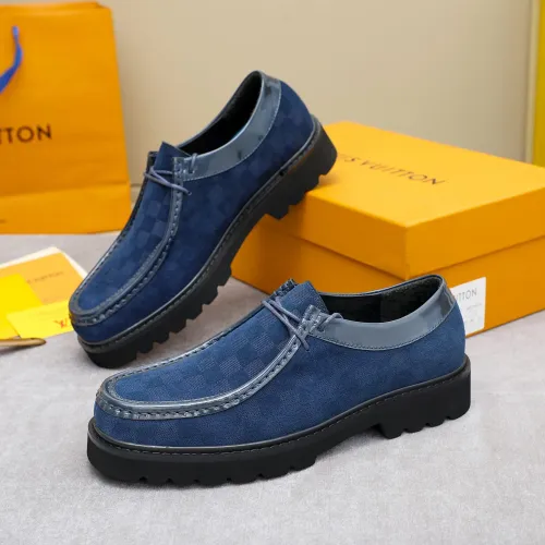 Wholesale Louis Vuitton LV Oxfords Shoes For Men #1434152 $92.00 USD, Wholesale Quality Replica Louis Vuitton LV Oxfords Shoes
