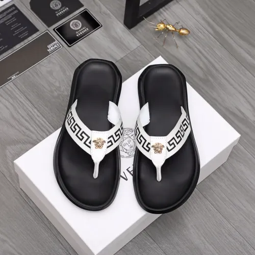 Replica Versace Slippers For Men #1434184 $45.00 USD for Wholesale