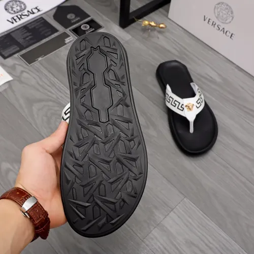 Replica Versace Slippers For Men #1434184 $45.00 USD for Wholesale