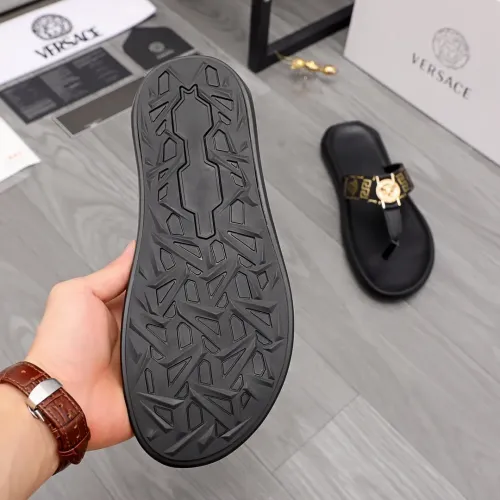Replica Versace Slippers For Men #1434189 $45.00 USD for Wholesale