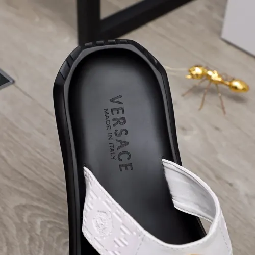 Replica Versace Slippers For Men #1434191 $45.00 USD for Wholesale