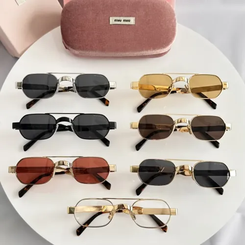 Replica MIU MIU AAA Quality Sunglasses #1434196 $60.00 USD for Wholesale