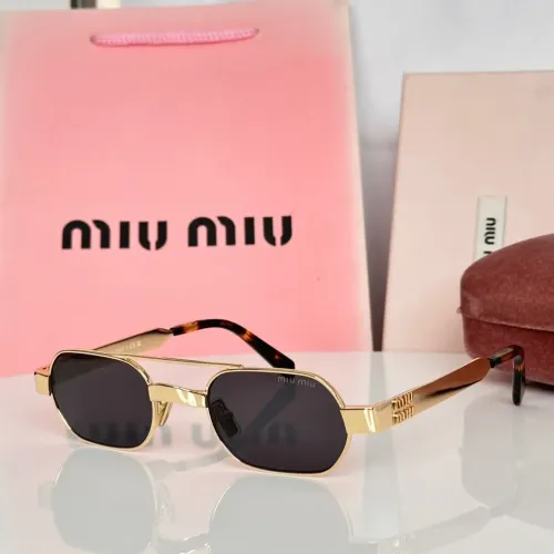 Wholesale MIU MIU AAA Quality Sunglasses #1434198 $60.00 USD, Wholesale Quality Replica MIU MIU AAA Sunglasses