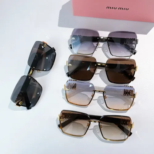 Replica MIU MIU AAA Quality Sunglasses #1434208 $60.00 USD for Wholesale