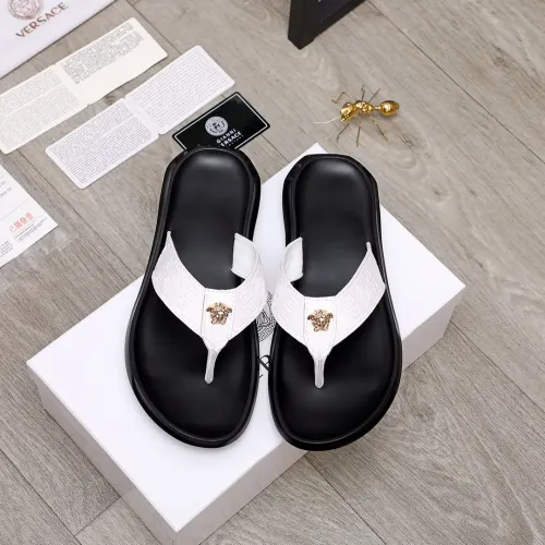 Replica Versace Slippers For Men #1434210 $45.00 USD for Wholesale