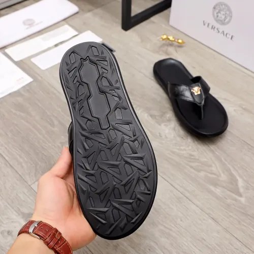 Replica Versace Slippers For Men #1434211 $45.00 USD for Wholesale