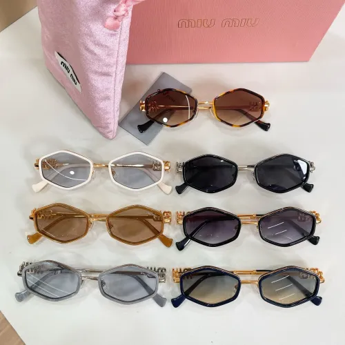 Replica MIU MIU AAA Quality Sunglasses #1434212 $68.00 USD for Wholesale