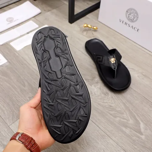 Replica Versace Slippers For Men #1434218 $45.00 USD for Wholesale
