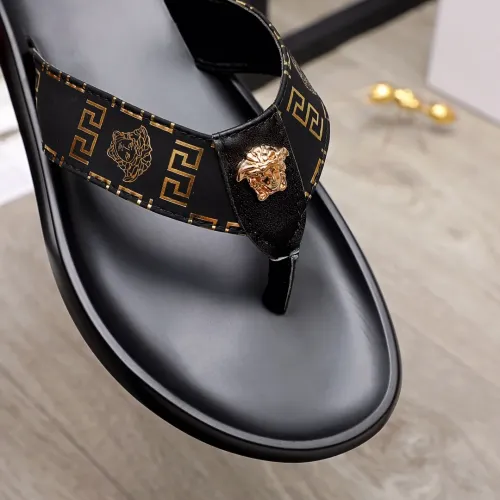 Replica Versace Slippers For Men #1434220 $45.00 USD for Wholesale
