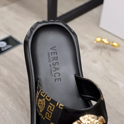 Replica Versace Slippers For Men #1434230 $45.00 USD for Wholesale