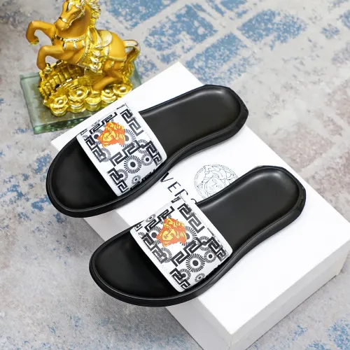 Wholesale Versace Slippers For Men #1434234 $45.00 USD, Wholesale Quality Replica Versace Slippers