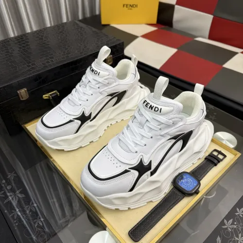 Replica Fendi Casual Shoes For Men #1434241 $102.00 USD for Wholesale