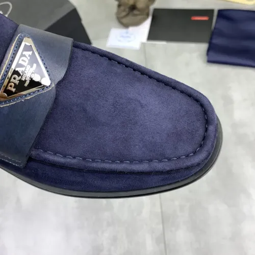 Replica Prada Leather Shoes For Men #1434248 $102.00 USD for Wholesale