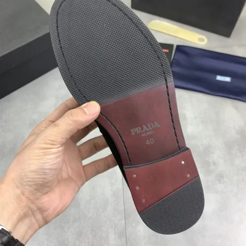 Replica Prada Leather Shoes For Men #1434249 $102.00 USD for Wholesale