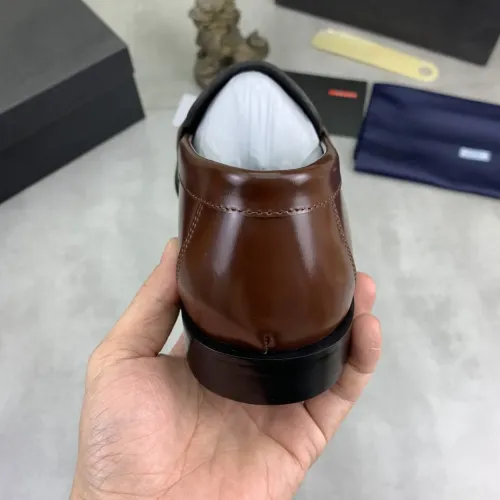 Replica Prada Leather Shoes For Men #1434250 $102.00 USD for Wholesale
