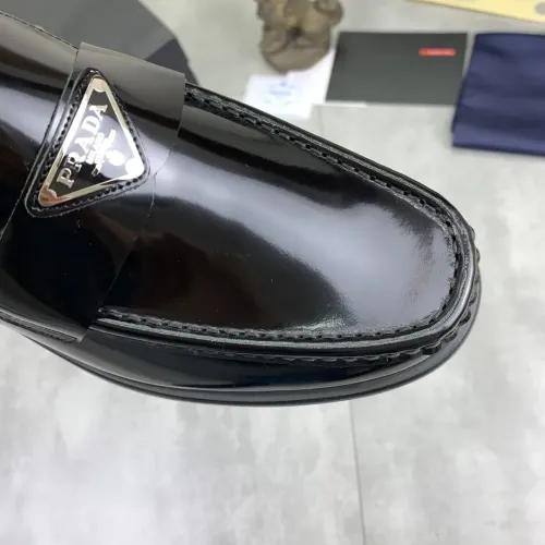 Replica Prada Leather Shoes For Men #1434251 $102.00 USD for Wholesale