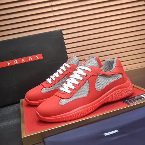 Wholesale Prada Casual Shoes For Men #1434293 $115.00 USD, Wholesale Quality Replica Prada Casual Shoes