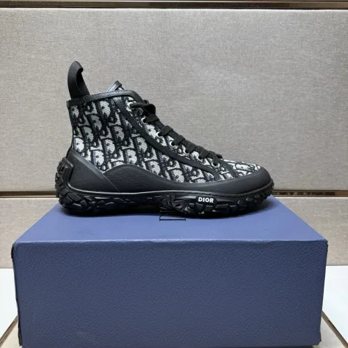 Replica Christian Dior High Top Shoes For Men #1434361 $92.00 USD for Wholesale