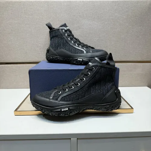 Wholesale Christian Dior High Top Shoes For Men #1434362 $92.00 USD, Wholesale Quality Replica Christian Dior High Top Shoes