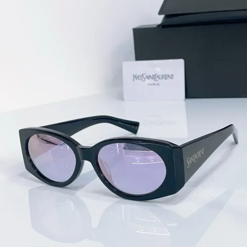 Wholesale Yves Saint Laurent YSL AAA Quality Sunglasses #1434366 $56.00 USD, Wholesale Quality Replica Yves Saint Laurent YSL AAA Quality Sunglasses
