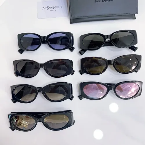 Replica Yves Saint Laurent YSL AAA Quality Sunglasses #1434375 $56.00 USD for Wholesale