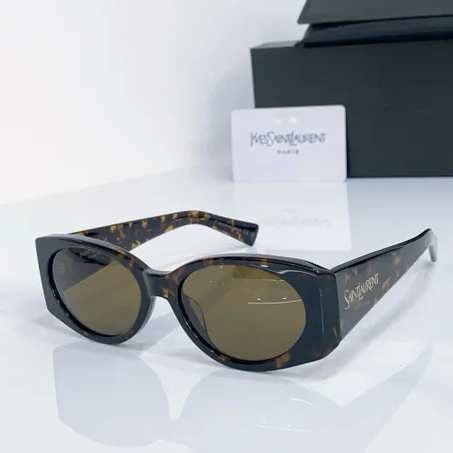 Wholesale Yves Saint Laurent YSL AAA Quality Sunglasses #1434377 $56.00 USD, Wholesale Quality Replica Yves Saint Laurent YSL AAA Quality Sunglasses