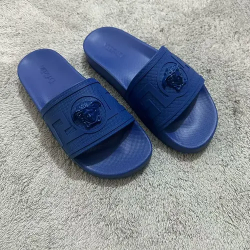 Wholesale Versace Slippers For Men #1434378 $52.00 USD, Wholesale Quality Replica Versace Slippers