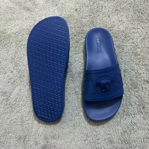 Replica Versace Slippers For Men #1434378 $52.00 USD for Wholesale