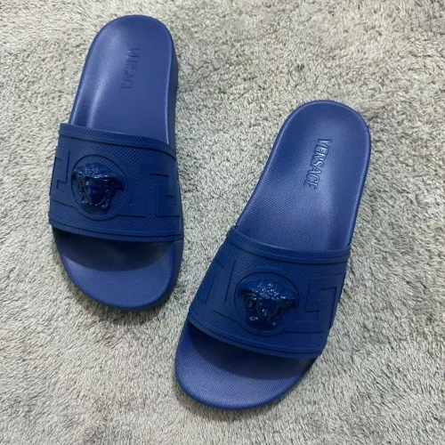 Replica Versace Slippers For Men #1434378 $52.00 USD for Wholesale