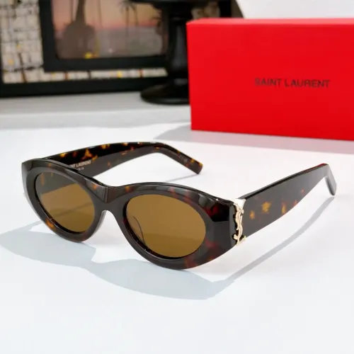 Wholesale Yves Saint Laurent YSL AAA Quality Sunglasses #1434380 $60.00 USD, Wholesale Quality Replica Yves Saint Laurent YSL AAA Quality Sunglasses